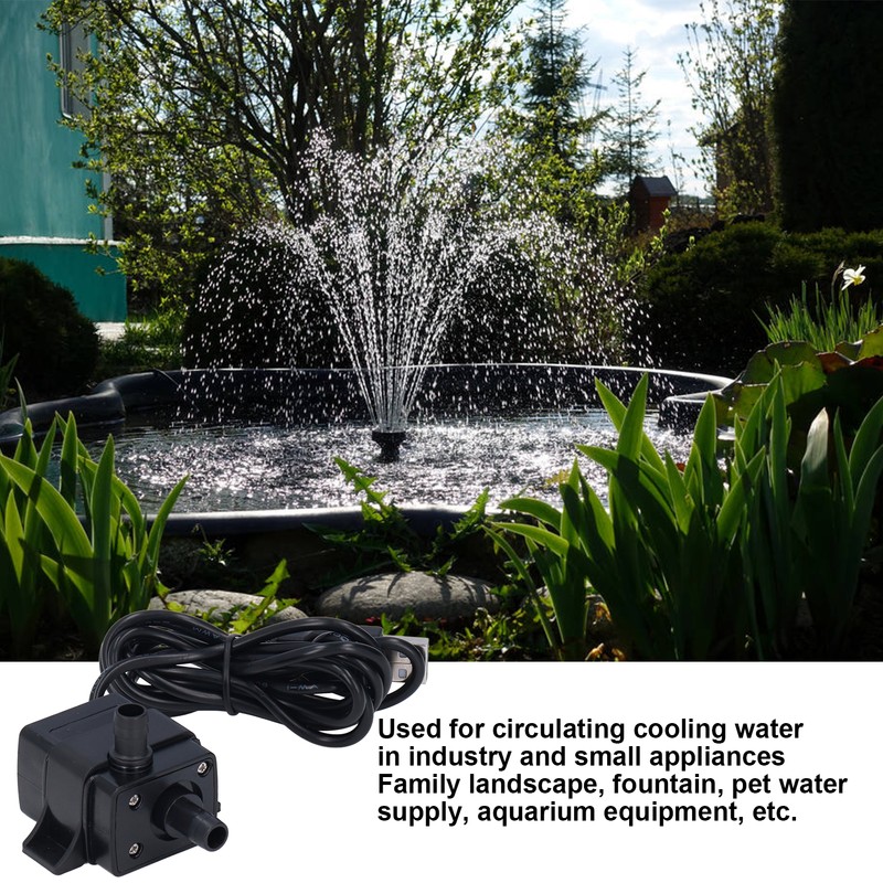 DC5521 Female Connector Water Pump Kit Low Pressure Submersible Pumps
