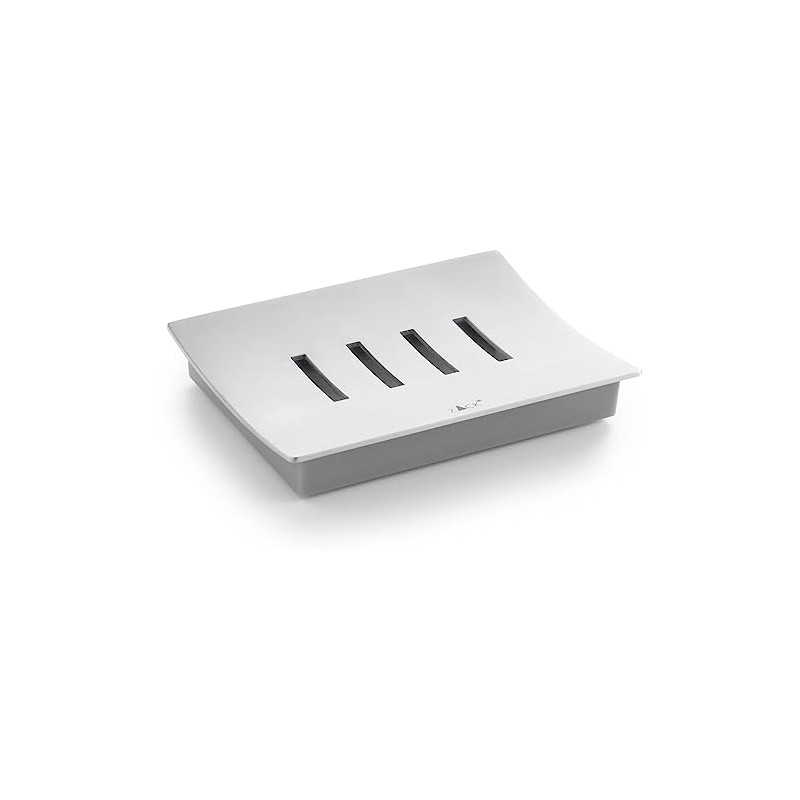 ZACK 40321 Tenno Soap Dish 4.72 by 3.54 -Inch