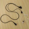 2 Pin PTT MIC Headset Covert Acoustic Tube in-Ear Earpiece