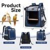 Petsfit Bird Carrier with Anti-Pecking Band,Bird Backpack Carrier with 2