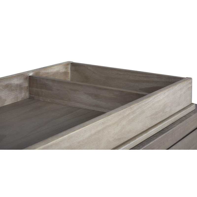 Evolur Modern Changing -tray, Lasting Quality in Windsor Oak Grey