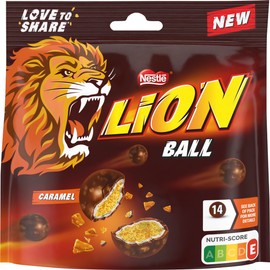 NESTLÉ LION Balls Caramel Pack of 1 (1 x 130 g)