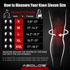 AEOLOS Knee Wraps (1 Pair), 7mm Compression Knee Brace for