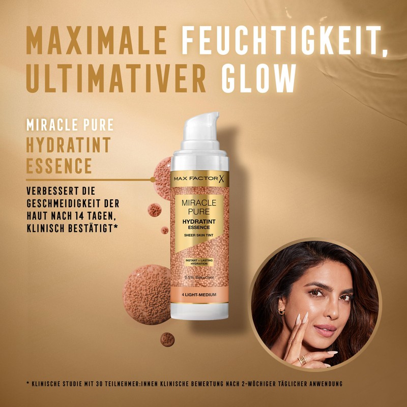 Max Factor Miracle Pure Hydratint Essence Moisturising Makeup with Light