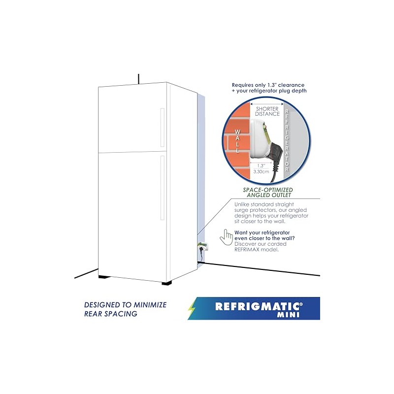 Refrigmatic WS-36300 - Protector de sobretensión electrónico para neveras de