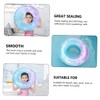 SUPVOX 1Pc Colorful Inflatable Swimming Ring for Adults Fun Pool