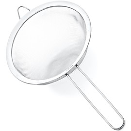 Proto Future 20cm Fine Mesh Sieve – Premium 304 Stainless Steel (18/8) – Large Strainer/Sifter for The Kitchen