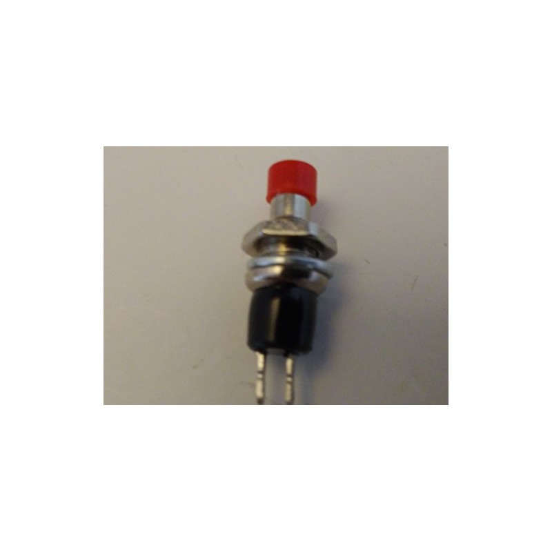 PARTS EXPRESS Momentary N.O. Classic Small Push Button Switch Red