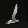 Seagull Mobile Outdoor Sculpture by John Perry 16 inch wingspan