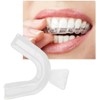 4Pcs Transparent Mouth Guard Silicone Grinding Guard Teeth,Bleaching Trays,Whitening Tray