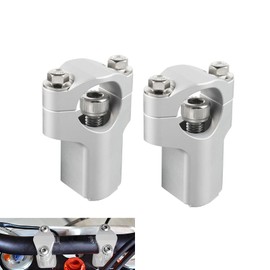 NICECNC Motorcycle Handlebar Mounts Clamp Riser Aluminum Compatible with KTM 125-530 SX SXF XC XCF XCW EXC EXCF 2005-2015 125-500 XCW EXC EXCF 2016-2023,See fitment