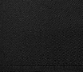 Tablecloth Fabric Plain Damask Plain Design Jacquard Robust, Easy Care and Durable Square 130 x 130 cm Black