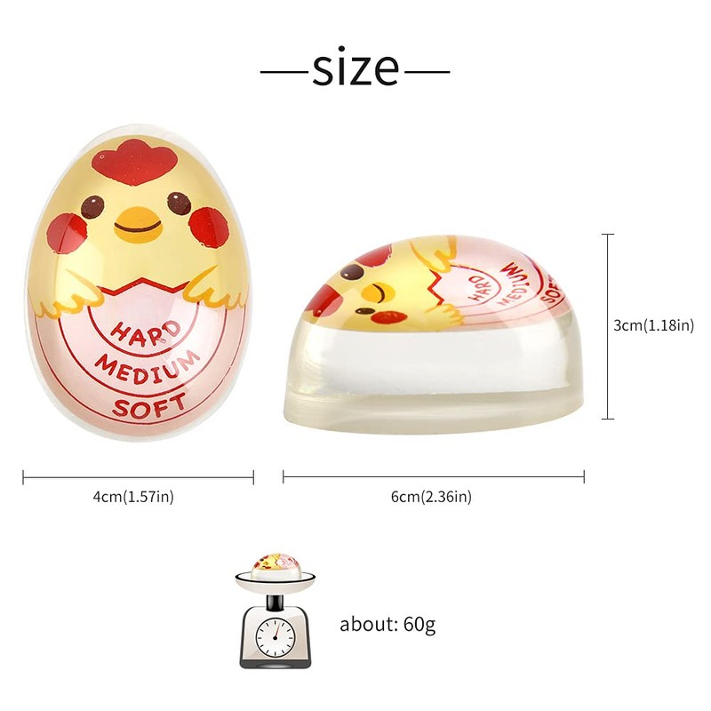 YOUTAI Egg Timer, Egg Timers for Boiling Eggs, Egg Cooking