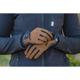 Riding Gloves Professional Nubuck Imitation Leather 9191 Black/Black 8