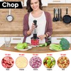 Immersion Blender Handheld for Kitchen,Emulsion Blender Handheld,12 Speed Electric Hand