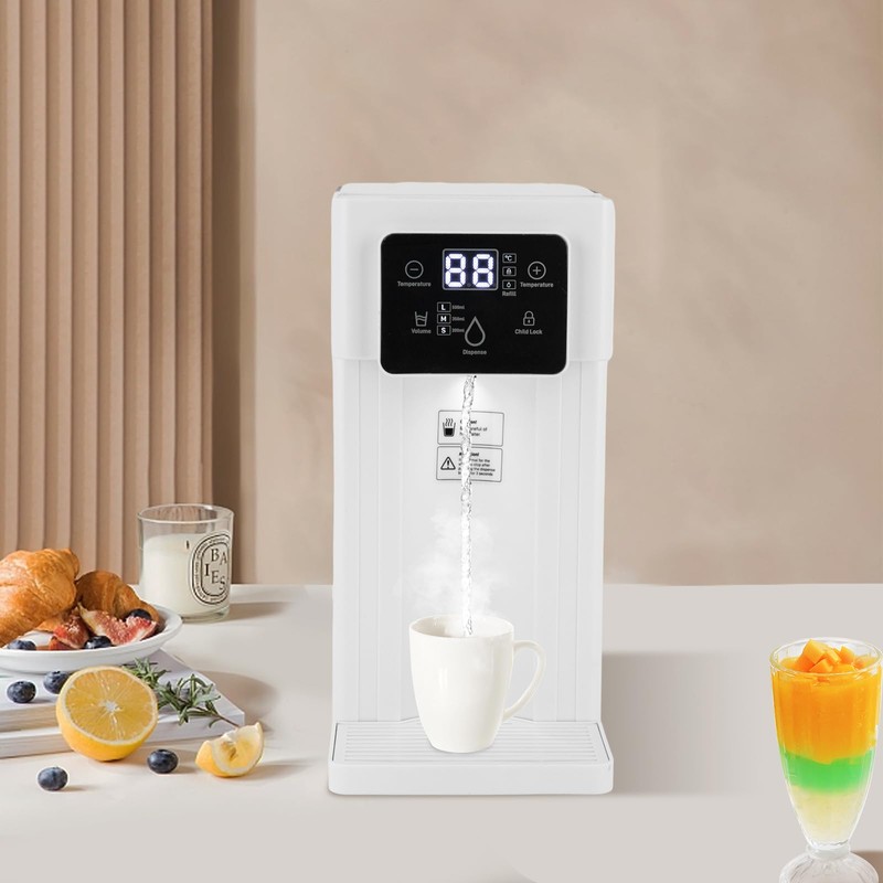 Instant Hot Water Dispenser with Child Lock, 3L/0.79gal Desktop Water