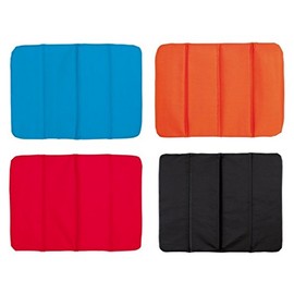 CMG R584-01 Seat Cushion 3-Way Foldable 34 x 26 cm for Park Football etc (Orange)