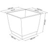 Prosper Plast DRLK250-7529U 25 x 25 x 22 cm "Ratolla"