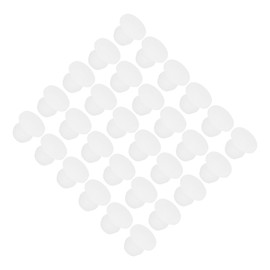 MECCANIXITY Silicone Snap in Locking Hole Plugs Rubber Panel Seal Cover Flush Type Panel Round for Kitchen Rubber Bulkheads Waterproof Sealing Plugs 5mm/0.2 Inch Dia Transparent,Pack of 30