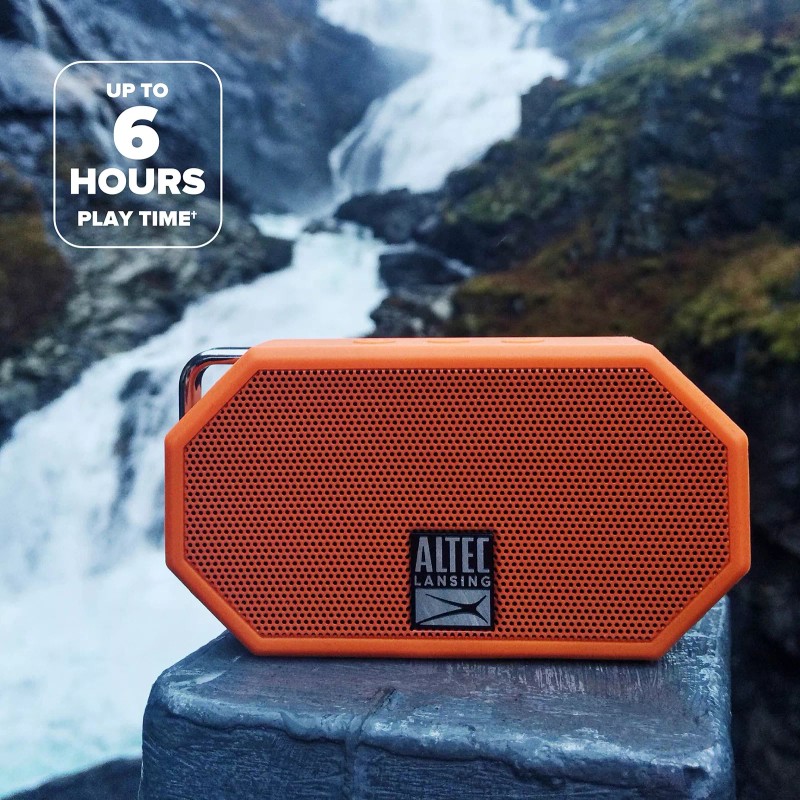 Altec Lansing Mini H2O - Waterproof Bluetooth Speaker, IP67 Certified
