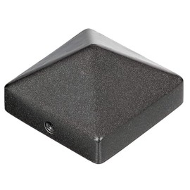 Post Cap for Wooden Posts High Shape Aluminium Casting 70 x 70 mm / 1 Stk. anthrazit-metalic