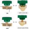 3Pcs Top Post Battery Disconnect Switch, Quick Cut Off for