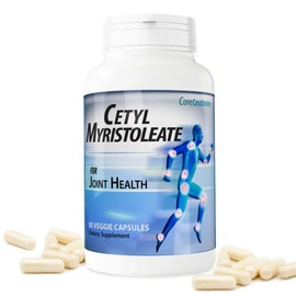 CoreCeutimin CoreCeutimin Cetyl Myristoleate - Omega 5 Fatty Acid - Ultra Support for Relief from Joint Discomfort and Stiffness - Also Includes Glucosamine, MSM & Hyaluronic Acid - 80 Capsules