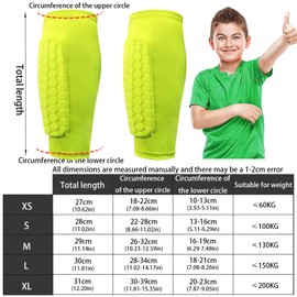 LUKIUP Schienbeinschoner Fußball Herren, XS/S/M/L chienbeinschoner Kinder Erwachsener Fussball, Breathable & Non-Slip Shin Pads Football Geeignet für Erwachsene und Kinder(Grün)