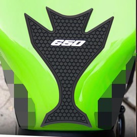 For Kawasaki Ninja 650 Z650 Ninja 650 Ninja z 650 2017-2024 Motorcycle Tank Pad Anti Slip Protective Sticker Side Tank Pad Traction Pad for Ninja 650/Z650 (3 Pcs)
