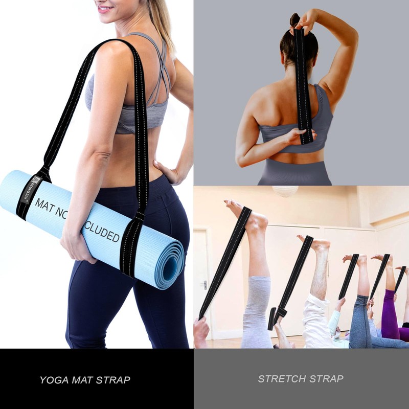 A AZURELIFE [MAT NOT Included] Yoga Mat Sling, Yoga Mat