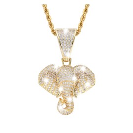 Bling Elephant Diamond Car Mirror Interior Hanging Ornament, Lucky Crystal Rhinestone Pendant Car Rear View Mirror Charm, Car Accessories for Women