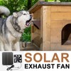 Solar Exhaust Fan,30W Solar Vent Fan | Weatherproof Wall-Mounted Cooling