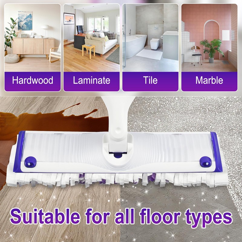 20 Pack Disposable Power Mop Pads for Swiffer Power Mop