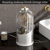 Marjoramy Organiser, 360° Rotating Cosmetic Organiser, Brush Holder Cosmetic with