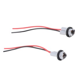 Pigtail Light Socket T15 Lamp Holder with Harness for T10 W5W 168 194 LED Bulbs DIY Installation Tail Light Socket for Car Truck