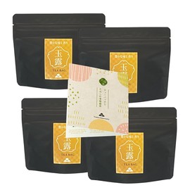 Gyokuro Tea Bag, Tea Bag, 0.1 oz (3 g) x 15, TE-85, 4 Bags Set, Total of 60 Bags, For Yumi Yame Tea