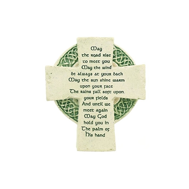 Roman Petite Standing Cross Celtic Irish Blessing