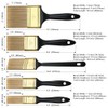 Paint Brush Set, 20 Pack Paint Brushes, 5 Sizes (1"