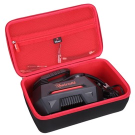 Mchoi Hard Travel Case Compatible with AstroAI Air Compressor Tire Inflator Portable Air Pump, Case Only (Red)