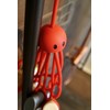Formverket Octopus - Shower and gel shampoo holder, colour red