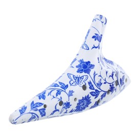 Gatuida Ac Tone Ocarina for Beginners Portable Chinese Wind Instrument with Retro Design Lightweight and Durable Musical Flute for Practice and Stage Performances