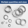 BOUMVID Pack of 100 Spring Washers M3, Spring Washer Shape