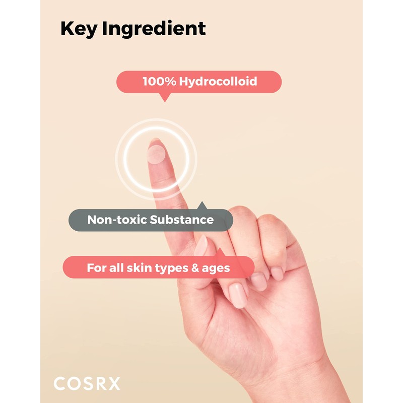 COSRX Master Patch Basic Value Pack, Overnight Acne Patch Hydrocolloid,