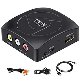 EASYCEL - Convertidor RCA a HDMI con cables RCA, convertidor compuesto EASYCEL a HDMI - 76 oz | blanco - High Performance