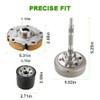JDMON Wet Clutch Kit Compatible with Hisun ATV UTV 500