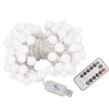 LED Ball String Lights USB Interface 8 Light Modes Warm