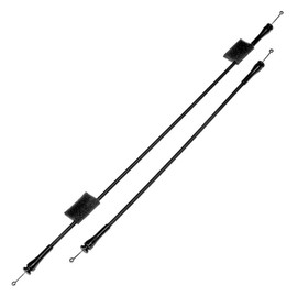 RAParts New Aftermarket Hinged Door Handle Cables Inside Interior Pair Set for 92-12 Fits Ford E150 E250 E350