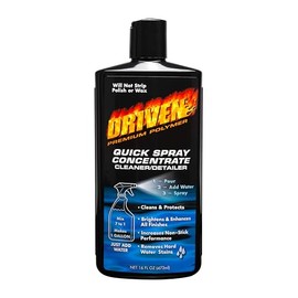 DRIVEN Quick Spray Concentrate, Cleaner, Spray Detailer, Boats, Cars, RVs, Motorcycles, Brightens & Enhances Surface with Non-Stick Protection, Fiberglass, Paint, Metal, Glass, Plastic