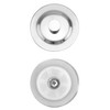 QWORK® 1 Pack Universal Bath Plug, Sink Plug, stainless steel