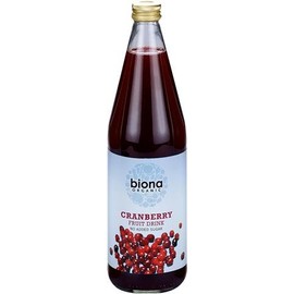 (Pack of 3) Organic Cranberry Fruit Drink - No Added Sugar | BIONA